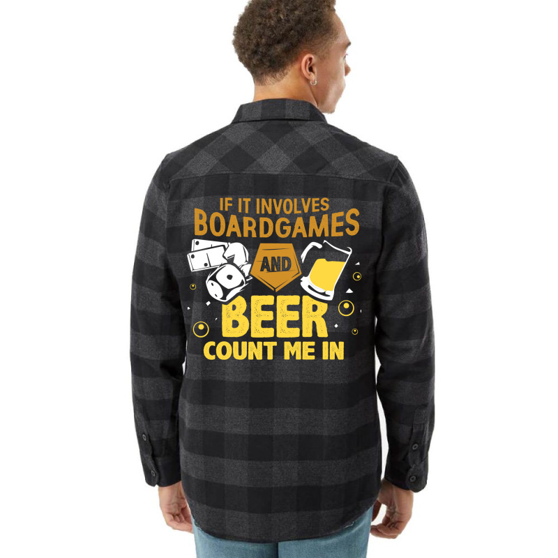 Funny Board Games And Beer Drinking Rpg Game Lover Gift Essential Tshi Flannel Shirt | Artistshot