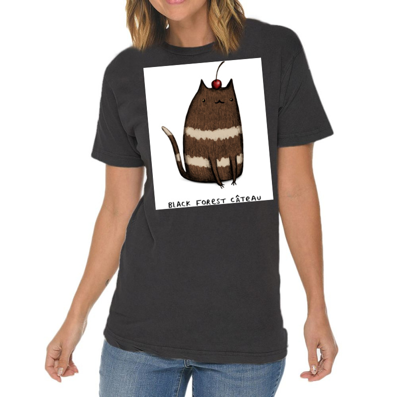 Black Forest Cteau Cap Poster Red Vintage T-shirt | Artistshot