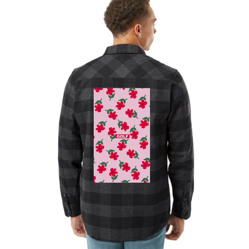 Flowers Golf Tyler The Creator Poster Retro (1) Flannel Shirt | Artistshot