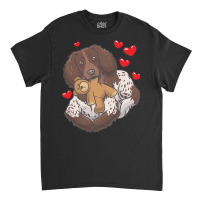 Soft Toy T  Shirt German Spaniel With Stuffed Animal And Hearts T  Shi Classic T-shirt | Artistshot