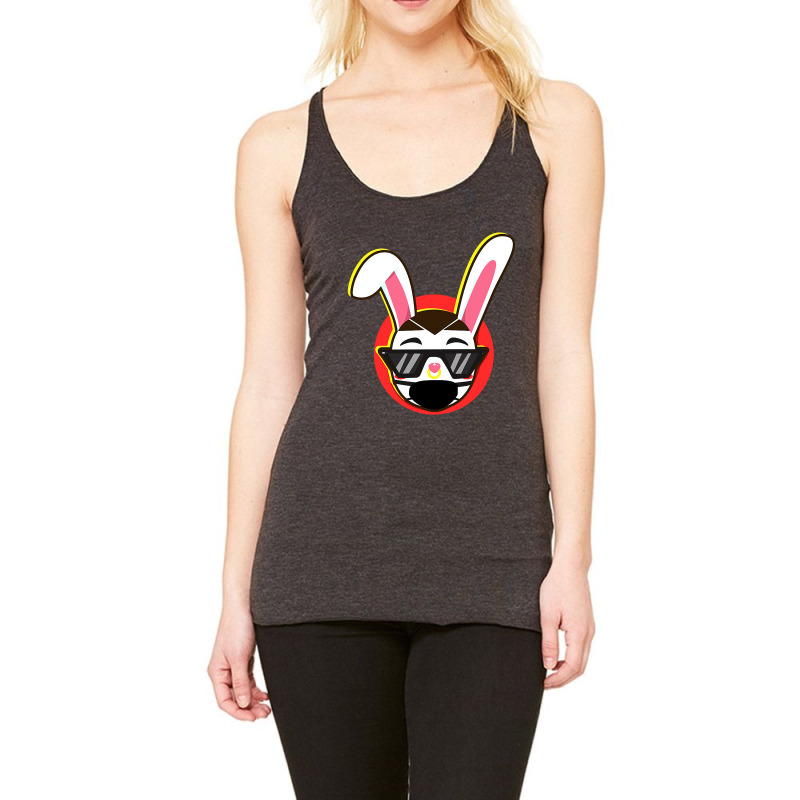 Bad Trap Bunny Face Mask X100  La Cancion Dembow Reggaeton Racerback Tank by Iribe890 | Artistshot