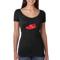 Lightning Mcqueen Croc Sticker Women's Triblend Scoop T-shirt | Artistshot