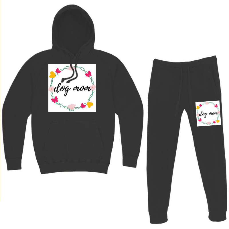 Lovely Dog Mom Poster Nostalgia Hoodie & Jogger Set | Artistshot