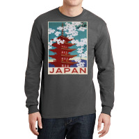 Japan Poster Nature Long Sleeve Shirts | Artistshot