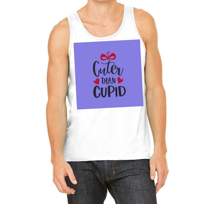 Cuter Than Cupid Poster Music Tank Top | Artistshot