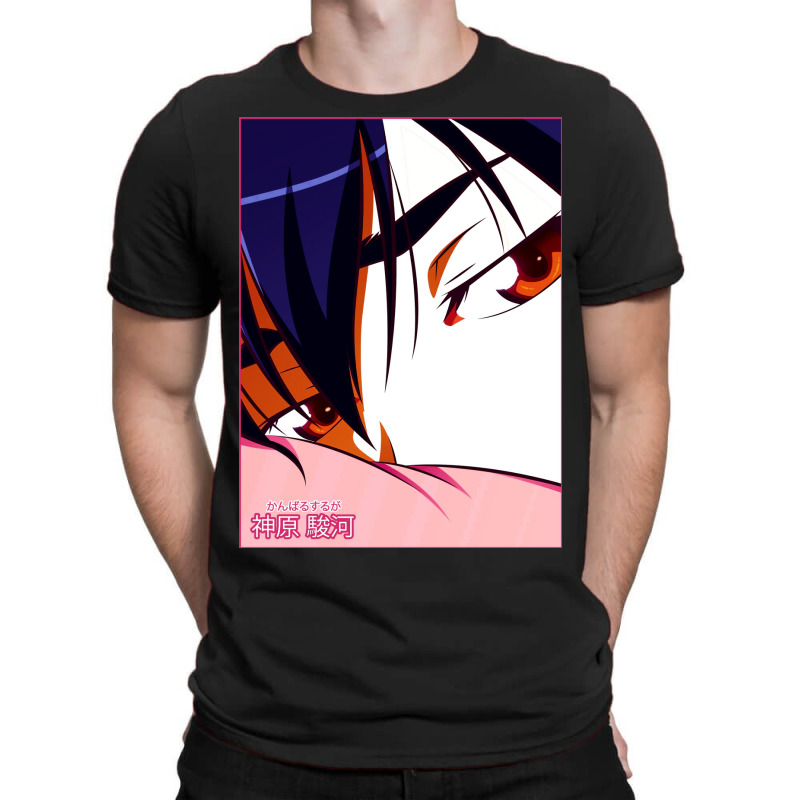 Kanbaru Suruga Poster Hippie (1) T-shirt | Artistshot