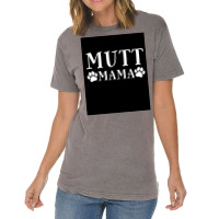 Mutt Mama Rescue Dog Poster Stars Vintage T-shirt | Artistshot