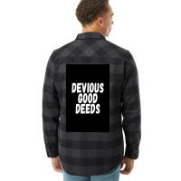 Devius Good Deeds Againt Deviouslick Trend Poster Travel Flannel Shirt | Artistshot