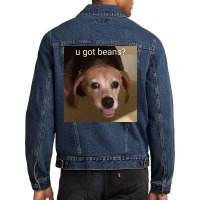 U Got Beans Poster Red Men Denim Jacket | Artistshot