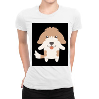 Petit Basset Griffon Vendeen Gift Idea Poster Aesthetic Ladies Fitted T-shirt | Artistshot