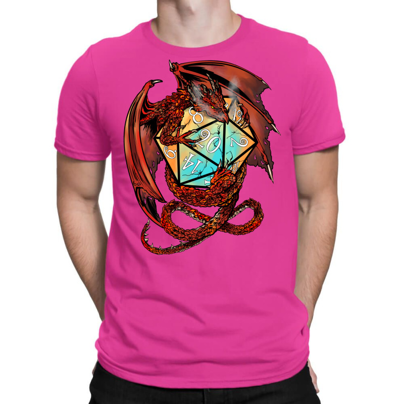 Red Dragon Dice Classic Tshirt Girl Yellow T-shirt | Artistshot