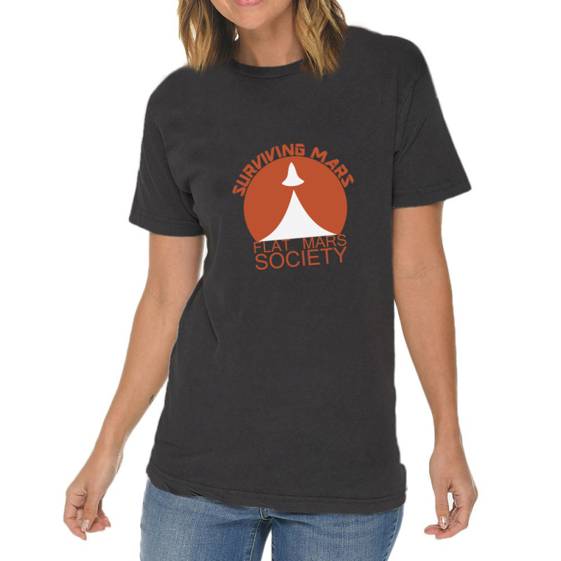 Surviving Mars   Flat Mars Society Vintage T-shirt | Artistshot