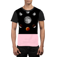 Spectacular Eclipse Stages Poster Travel Graphic T-shirt | Artistshot