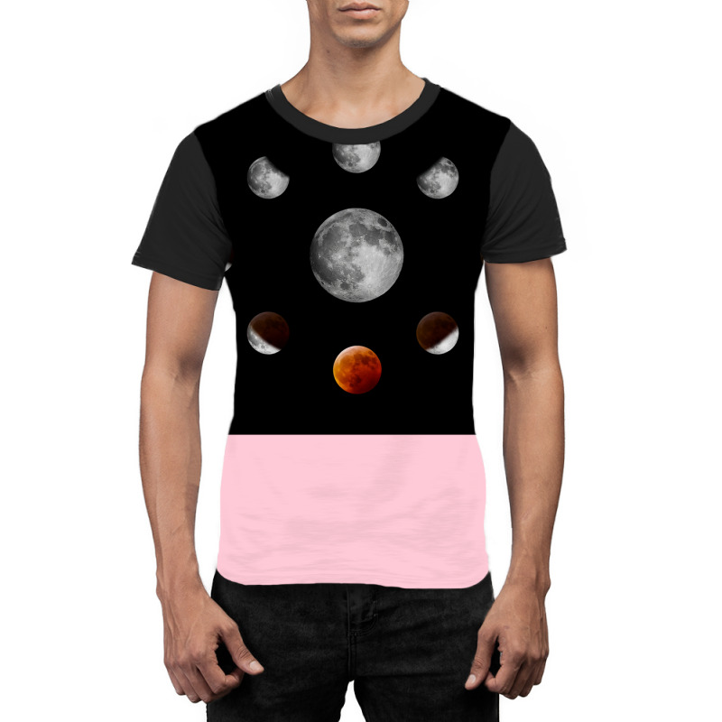 Spectacular Eclipse Stages Poster Travel Graphic T-shirt | Artistshot