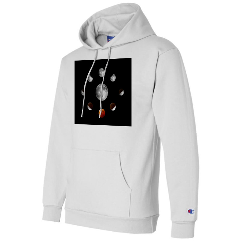 Spectacular Eclipse Stages Poster Travel Champion Hoodie | Artistshot