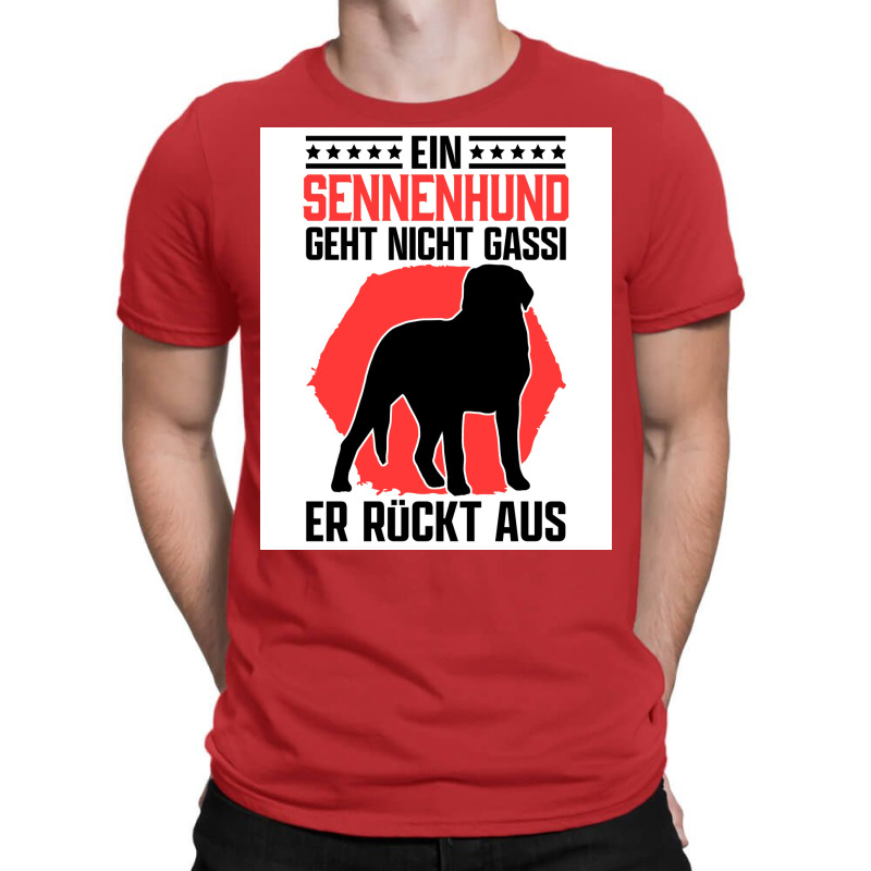 Swiss Mountain Dog Walking Farm Dog Saying Poster Aesthetic T-shirt | Artistshot