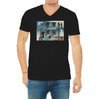 Starship How It Stacks Up Poster Nostalgia V-neck Tee | Artistshot