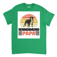 Swiss Mountain Dog Dad Mountain Dog Owner Gift Poster Hipster Classic T-shirt | Artistshot