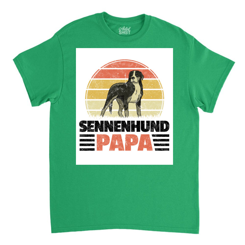 Swiss Mountain Dog Dad Mountain Dog Owner Gift Poster Hipster Classic T-shirt | Artistshot