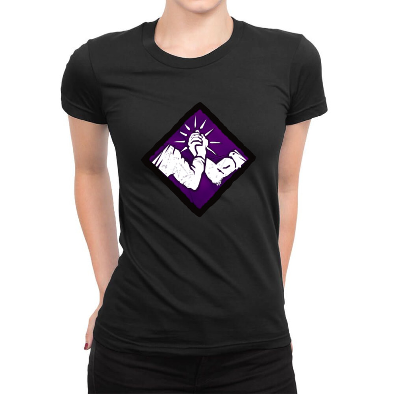 Aftercare Hq Diamond Perk Inspired Splash Art Ladies Fitted T-shirt | Artistshot