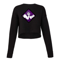 Aftercare Hq Diamond Perk Inspired Splash Art Cropped Sweater | Artistshot