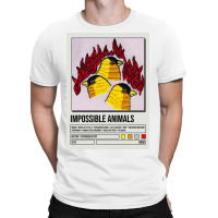 Roar Impossible Animals Album Poster Poster Blue (1) T-shirt | Artistshot