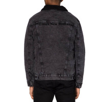 Times New Roman Unisex Sherpa-lined Denim Jacket | Artistshot