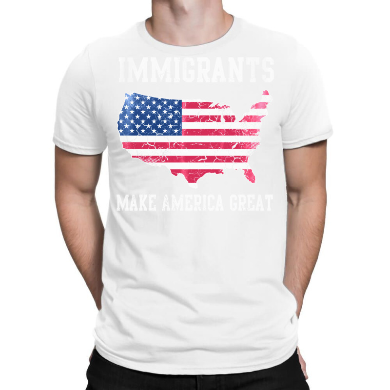 Immigrants Make America Great   Aesthetic T-shirt | Artistshot