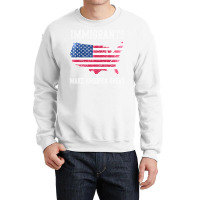 Immigrants Make America Great   Aesthetic Crewneck Sweatshirt | Artistshot