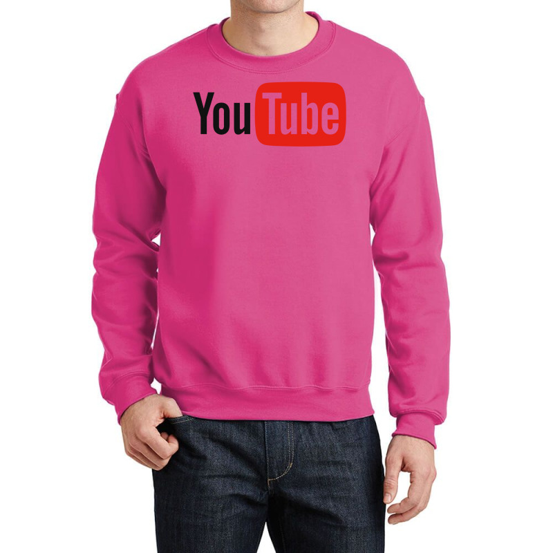 Youtube Classic Tshirt Yellow Crewneck Sweatshirt | Artistshot