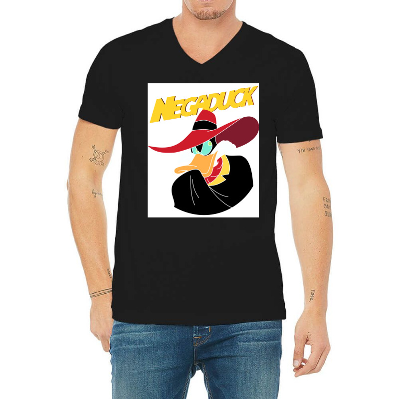 Negaduck Classic Poster Nature V-neck Tee | Artistshot