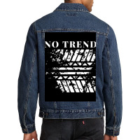 No Trend Poster Gift Men Denim Jacket | Artistshot