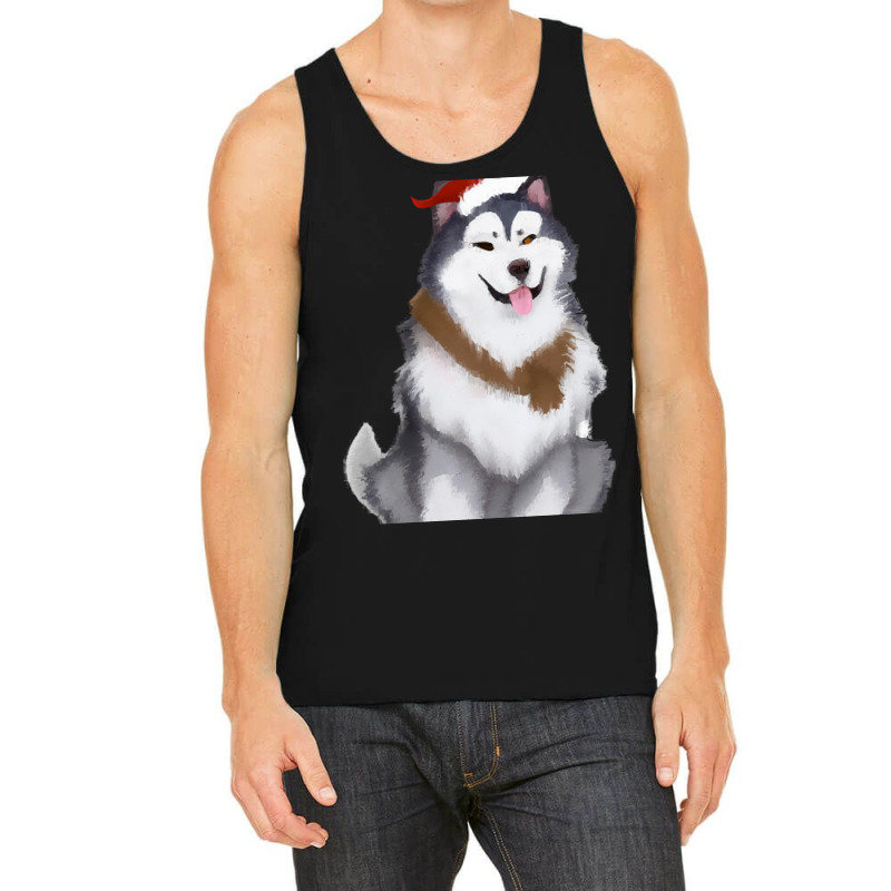 Alaskan Malamute T  Shirt Cute Alaskan Malamute Drawing T  Shirt Tank Top | Artistshot