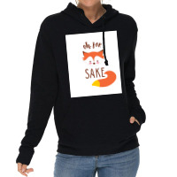 Oh For Fox Sake Poster Humor Lightweight Hoodie | Artistshot