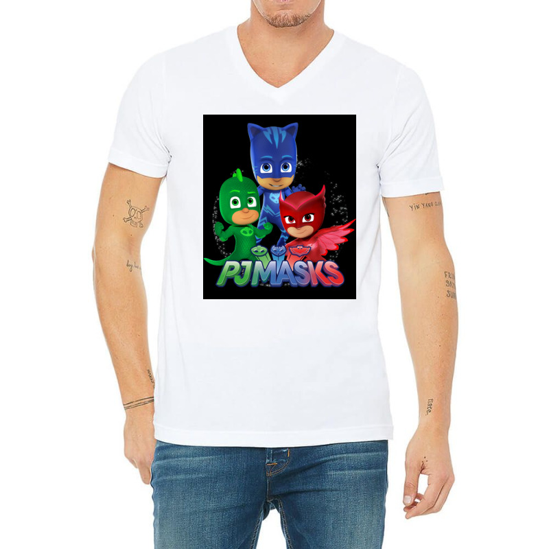 Pj Mask Poster Trending V-neck Tee | Artistshot