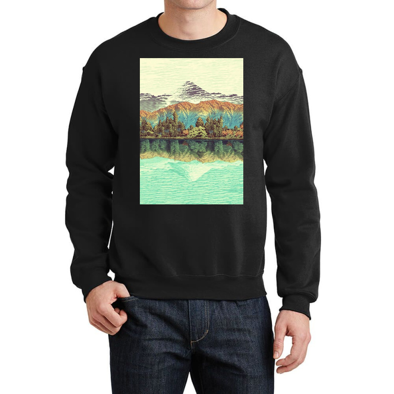 The Unknown Hills In Kamakura Crewneck Sweatshirt by williammillerr | Artistshot