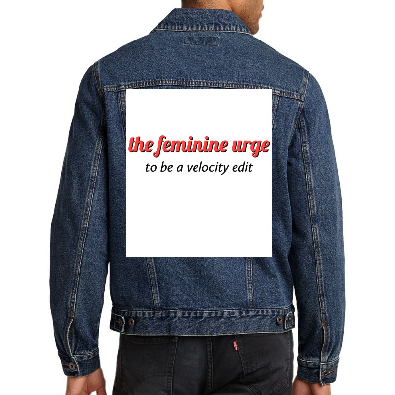 The Feminine Urge Poster Stars Men Denim Jacket by sporewashory | Artistshot