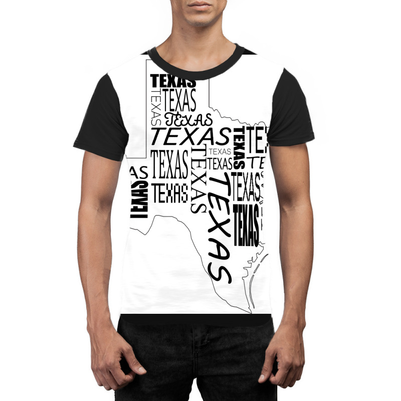 Texas Poster Cool Graphic T-shirt | Artistshot