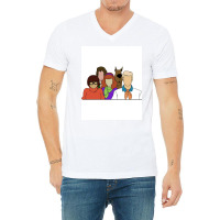 The Gang Classic Poster Aesthetic V-neck Tee | Artistshot