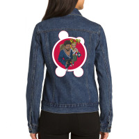 Samurai Warriors Ladies Denim Jacket | Artistshot