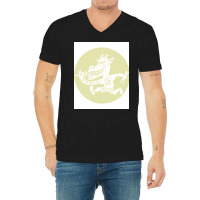 The Goats Premium Poster Funny Yellow V-neck Tee | Artistshot