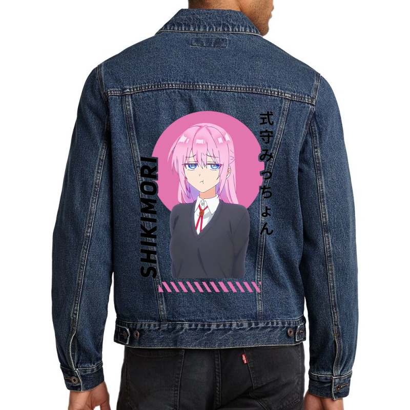 Shikimori Micchon  Shikimori Not Just A Cutie Men Denim Jacket | Artistshot