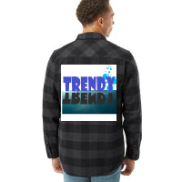 Trendy Poster Blue Flannel Shirt | Artistshot