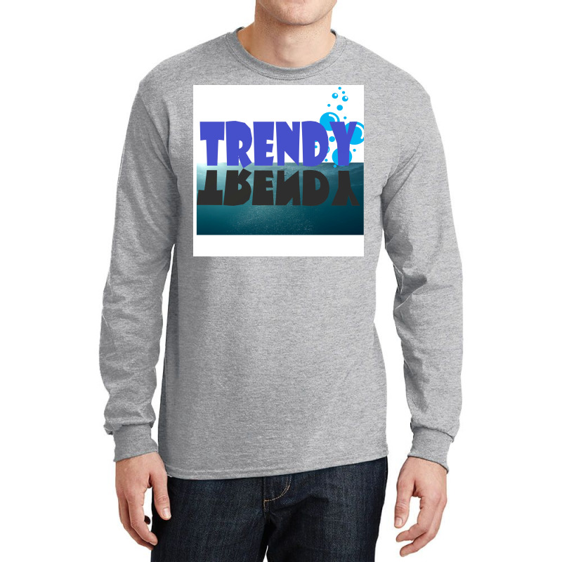 Trendy Poster Blue Long Sleeve Shirts by sporewashory | Artistshot