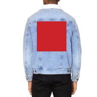 Trendy Basics Trend Color Flame Scarlet Poster Vintage Unisex Sherpa-lined Denim Jacket | Artistshot