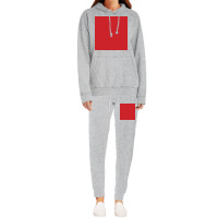 Trendy Basics Trend Color Flame Scarlet Poster Vintage Hoodie & Jogger Set | Artistshot