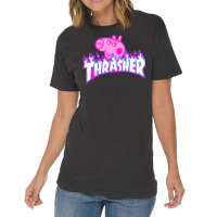 Trasher Pig Vintage T-shirt | Artistshot