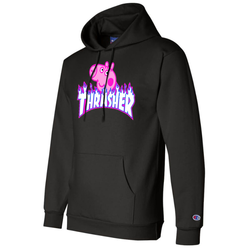 Trasher Pig Champion Hoodie by muingalivera | Artistshot