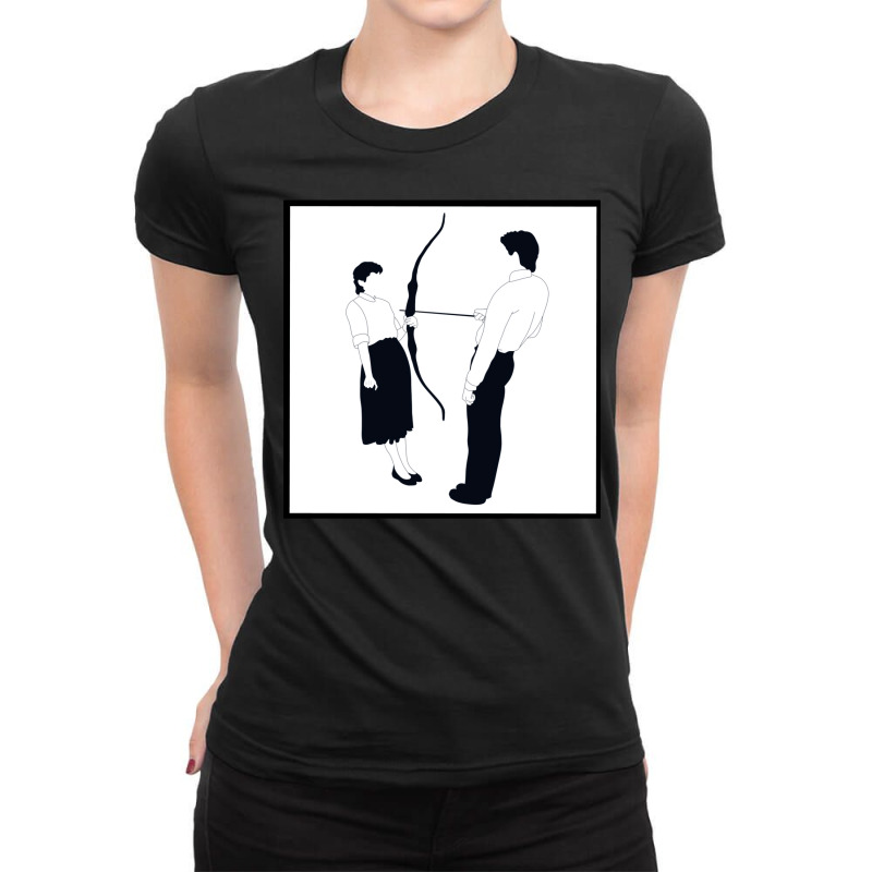 Marina Abramović & Ulay   ‘rest Energy’ Design Ladies Fitted T-Shirt by michaoguirink | Artistshot