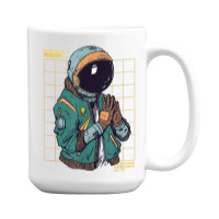 Astronaut Space Travel Retro Aesthetic Streetwear T Shirt 15 Oz Coffee Mug | Artistshot